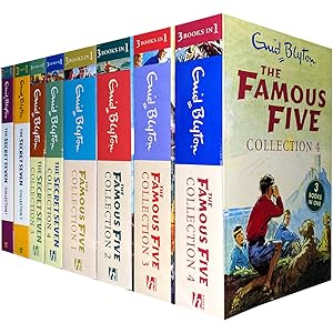 Seller image for Enid Blyton Famous Five & Secret Seven Collection 8 Books 12 Stories Collection Set for sale by usa4books