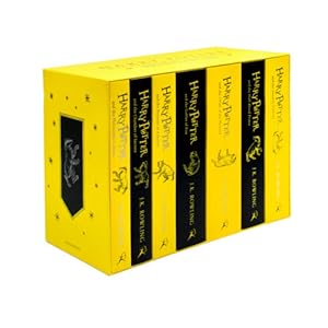 Seller image for Harry Potter Hufflepuff House Editions PAPERBACK Box Set: J.K. Rowling - 7 books Set for sale by usa4books