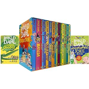 Seller image for Roald Dahl Collection 18 Books Set (Original Edition) Inc The Enormous Crocodile & Whizzpopping Joke Book for sale by usa4books