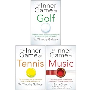 Imagen del vendedor de W Timothy Gallwey 3 Books Collection Set (The Inner Game of Golf, Tennis, Music) a la venta por usa4books