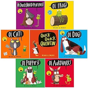 Seller image for Kes Gray Oi Frog and Friends Collection 7 Books Set (Oi Duck-billed Platypus, Oi Frog, Oi Cat, Quick Quack Quentin, Oi Dog, Oi Puppies and More) for sale by usa4books