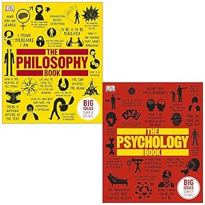 Image du vendeur pour The Philosophy Book, The Psychology Book Big Ideas Simply Explained 2 Books Collection Set mis en vente par usa4books