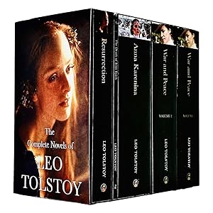 Seller image for The Complete Novels of Leo Tolstoy Classic Stories 5 Books Collection Box Set (Resurrection, Anna Karenina, The Death of Ivan Ilyich, War and Peace Volume 1 & War and Peace Volume 2) for sale by usa4books