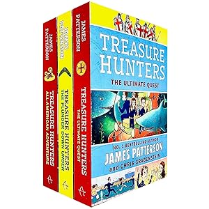 Seller image for Treasure Hunters Series 6-8 Books Collection Set By James Patterson (All-American Adventure, The Plunder Down Under & Ultimate Quest) for sale by usa4books