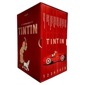 Seller image for BOX MISSING - The Complete Adventures Of Tintin Collection 8 Books Box Gift Set By Herge for sale by usa4books