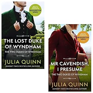 Imagen del vendedor de Julia Quinn Two Dukes of Wyndham Series 2 Books Collection Set (The Lost Duke Of Wyndham & Mr Cavendish, I Presume) a la venta por usa4books