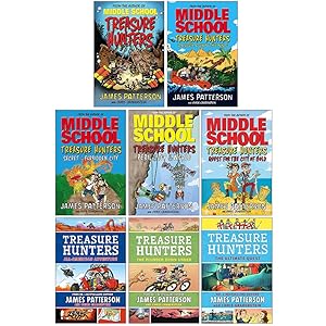 Immagine del venditore per Middle School Treasure Hunters Series Collection 8 Books Set by James Patterson (Treasure Hunters, Danger Down the Nile, Secret of the Forbidden City, Peril at the Top of the World & More) venduto da usa4books