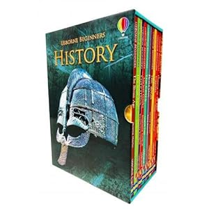 Seller image for Usborne Beginners History 10 Books Collection Box Set Stone Age Iron Age HARDCOVER for sale by usa4books