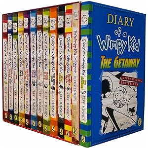 Seller image for Diary of a Wimpy Kid Collection 13 Books Set by Jeff Kinney The Getaway, Double Down for sale by usa4books