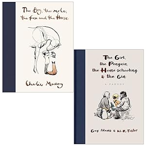 Image du vendeur pour The Boy The Mole The Fox and The Horse By Charlie Mackesy & The Girl the Penguin the Home-Schooling and the Gin By Guy Adams 2 Books Collection Set mis en vente par usa4books