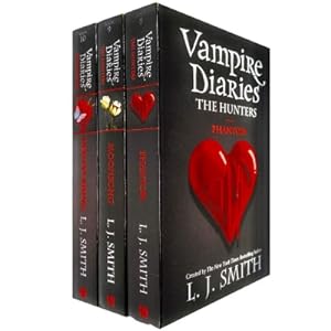 Imagen del vendedor de Vampire Diaries The Hunters Collection 3 Books Set By L J Smith - Book 8 To 10 - Phantom Moonsong . a la venta por usa4books
