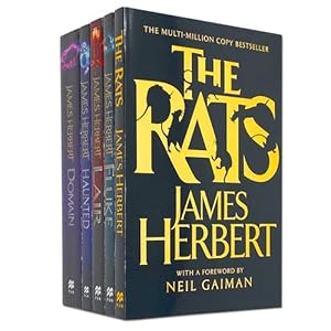 Bild des Verkufers fr James Herbert Collection 5 Books Set (The Rats, Lair, Domain, Haunted, Fluke) zum Verkauf von usa4books