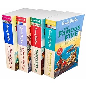 Seller image for Enid Blyton The Famous Five 4 Book Set 12 Story Collection for sale by usa4books