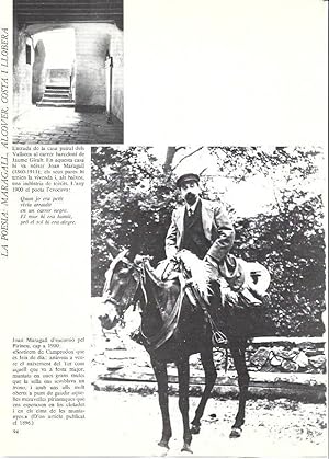 Seller image for LAMINA 35918: Joan Maragall a caballo for sale by EL BOLETIN