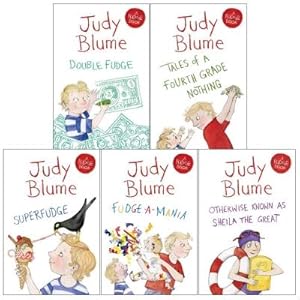 Seller image for Judy Blume Fudge 5 Books Collection Set Fudge-a-mania Superfudge Double Fudge Otherwise Known As S. for sale by usa4books