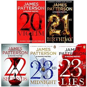Seller image for Women's Murder Club Series by James Patterson 5 Books Collection Set (20th Victim, 21st Birthday, 22 Seconds, 23rd Midnight, 23 1/2 Lies) for sale by usa4books