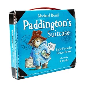 Seller image for Michael Bond Paddingtons Suitcase 8 Picture Books Collection Set for sale by usa4books