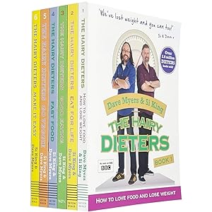 Bild des Verkufers fr The Hairy Dieters 6 Books Collection Set By Hairy Bikers (How To Love Food And Lose Weight, Eat For Life, Good Eating, Fast Food, Go Veggie, Make It Easy) zum Verkauf von usa4books