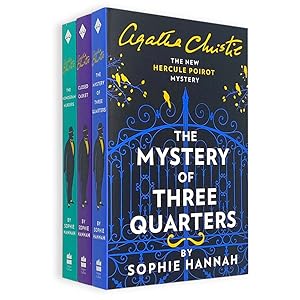 Seller image for Agatha Christie Hercule Poirot Mysteries 3 Books Collection Set - The Monogram Murders, Closed Casket, Mystery of Three Quarters for sale by usa4books