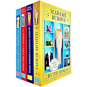 Seller image for Ruth Hogan 4 Books Collection Set (The Wisdom of Sally Red Shoes, Queenie Malone's Paradise Hotel, The Keeper of Lost Things, Madame Burova) for sale by usa4books
