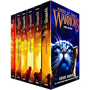 Seller image for Warriors Series 3 Power of Three - 6 Collection Set By Erin Hunter (The Sight, Dark River, Outcast, Eclipse, Long Shadows & Sunrise) for sale by usa4books