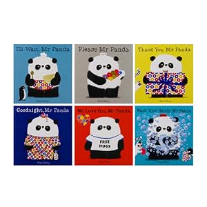 Seller image for Mr Panda Series By Steve Antony 6 Books Collection Set (Please Mr Panda I'll Wait, Mr Panda Thank You, Mr Panda Goodnight, Mr Panda We Love You, Wash Your Hands, Mr Panda) for sale by usa4books