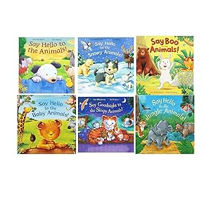 Seller image for Say Hello To The Animals 6 Books Collection Set - Children Picturebook Nursery Books for sale by usa4books