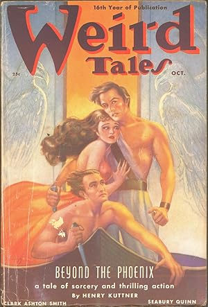 Weird Tales 1938 October. Brundage cover.