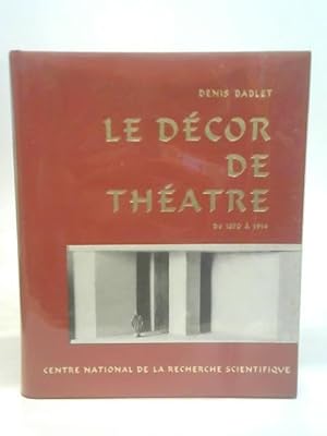 Seller image for Esthetique Generale du Decor de Theatre de 1870 a 1914 for sale by Ammareal