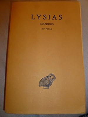 Immagine del venditore per DISCOURS.TOME 2.(XVI-XXXV ET FRAGMENTS).TEXTE TRADUIT PAR LOUIS GERNET ET MARCEL BIZOS. venduto da Ammareal