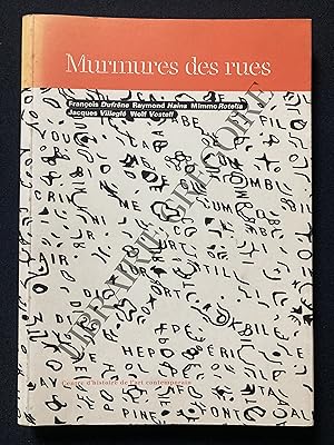 Image du vendeur pour MURMURES DES RUES mis en vente par Yves Grgoire