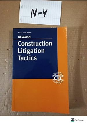 Immagine del venditore per Construction Litigation Tactics By Newman venduto da UK LAW BOOK SELLERS LTD