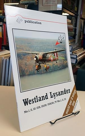 Westland Lysander Mks. I, II, II / IIIA, III(SD) / IIIA(SD), TT Mks. I, II, III