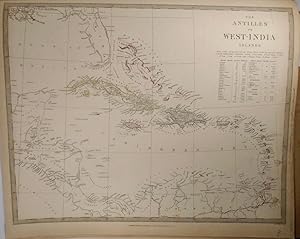 Map of the Antilles, or, West India Islands