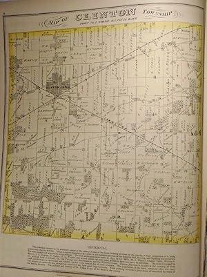 Map of Clinton Township, Wisconsin