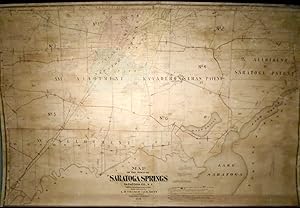 Map of the Town of Saratoga Springs, New York [WALL MAP]