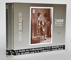 Image du vendeur pour Le Guide du Collectionneur T.S.F.-Radio-T.V. (Volumes 1&2). 2000 documents en 2 volumes (texte bilingue franais/anglais) mis en vente par Librairie Raimbeau