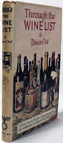 Seller image for Through the Wine List [COCKTAIL RECIPES] for sale by Babylon Revisited Rare Books