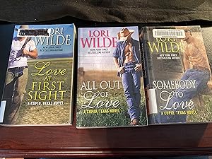 Seller image for Love at First Sight ("Cupid, Texas" Series #1), mass market paperback, *BUNDLE & SAVE* with the purchase of #2 All Out Of Love, "Cupid, Texas" Series #2, as well as #3 Somebody To Love, "Cupid, Texas" Series #3 for sale by Park & Read Books