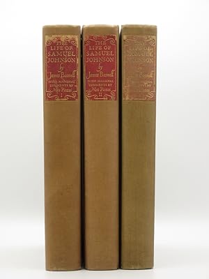 Imagen del vendedor de The Life of Samuel Johnson LL.D. : (Complete three volume set) a la venta por Tarrington Books