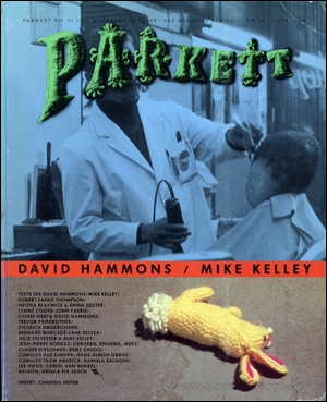 Bild des Verkufers fr Parkett, No. 31 (1992) Collaboration David Hammons / Mike Kelley zum Verkauf von Specific Object / David Platzker