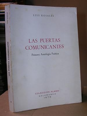 LAS PUERTAS COMUNICANTES. Primera antología poética.