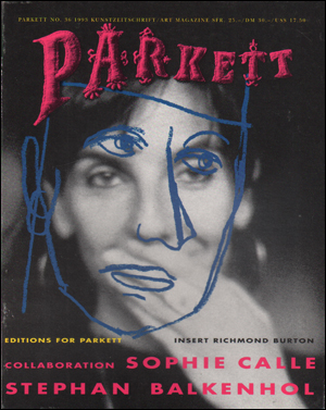 Bild des Verkufers fr Parkett, No. 36 (1993) Collaboration Sophie Calle / Stephan Balkenhol zum Verkauf von Specific Object / David Platzker