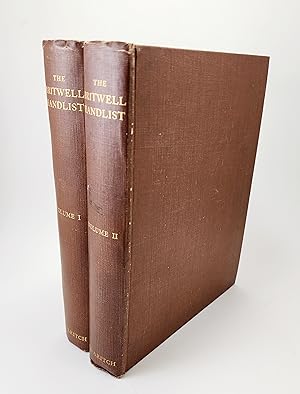 Seller image for The Britwell Handlist or Short-Title Catalogue of the Principal Volumes from the Time of Caxton to the Year 1800 Formerly for sale by R. Rivers Books