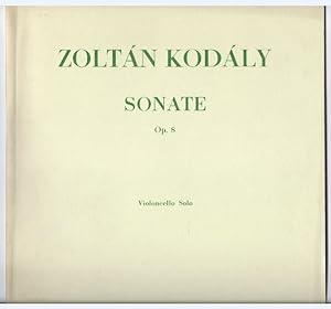 Bild des Verkufers fr Sonate op. 8 (= Universal Edition, No. 6650). Violoncello solo. zum Verkauf von Antiquariat Bcherstapel