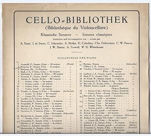 Seller image for Sonata F-Dur fr Violoncello und Piano (= Cello-Bibliothek 2). for sale by Antiquariat Bcherstapel