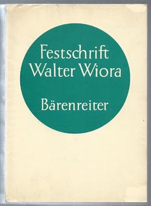 Seller image for Festschrift fr Walter Wiora zum 30. Dezember 1966. for sale by Antiquariat Bcherstapel
