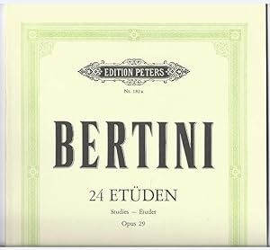 Seller image for 24 Etden / Studies / Etudes, Op. 29. Band 1 (= Edition Peters, Nr. 182a). for sale by Antiquariat Bcherstapel