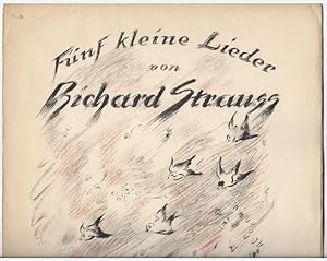 Bild des Verkufers fr Einerlei, Op. 69 No. 3 (= Fnf kleine Lieder nach Gedichten von A. von Arnim und H. Heine von Richard Strauss). Hoch (C-Dur). zum Verkauf von Antiquariat Bcherstapel