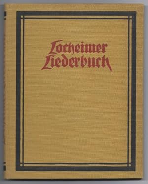Bild des Verkufers fr Locheimer Liederbuch. Neudeutsche Fassung von Karl Escher. zum Verkauf von Antiquariat Bcherstapel